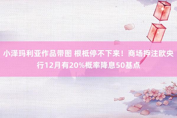 小泽玛利亚作品带图 根柢停不下来！商场押注欧央行12月有20%概率降息50基点