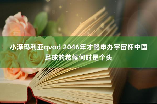 小泽玛利亚qvod 2046年才略申办宇宙杯中国足球的恭候何时是个头