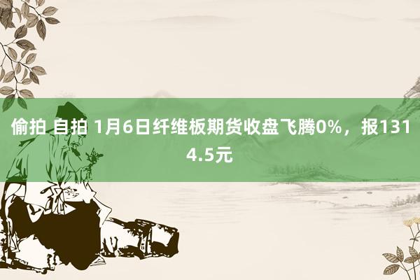 偷拍 自拍 1月6日纤维板期货收盘飞腾0%，报1314.5元