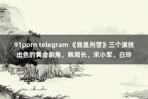 91porn telegram 《我是刑警》三个演技出色的黄金副角，韩局长、宋小军、白玲